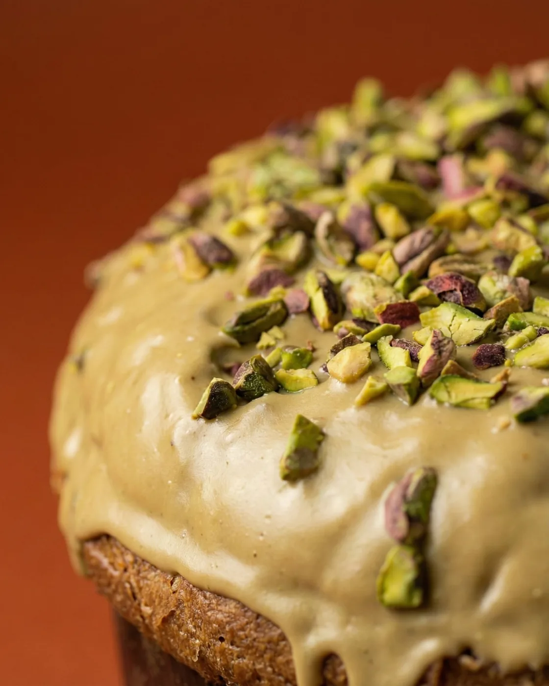 Panettone artigianale glassato al pistacchio